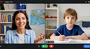 çocuklar için online dil kursu