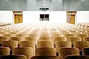 empty chairs in theater
