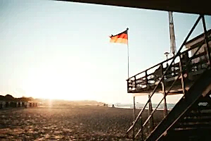 flag of us a on ship